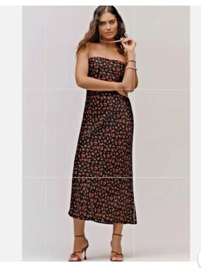 hutch carmel drop waist dress Hutch Carmel Maxi Dress in Black TrenLend